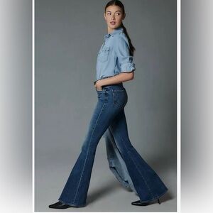 Mother The Super Cruiser High Ride Flare jeans new $268 size 33